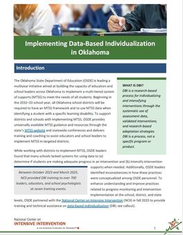 page 1 of DBI OK resource