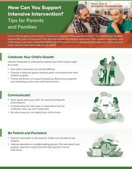 How Can You Support Intensive Intervention? Tips for Parents and Families