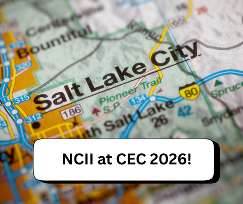 map showing salt lake city and text saying NCII at CEC 2026